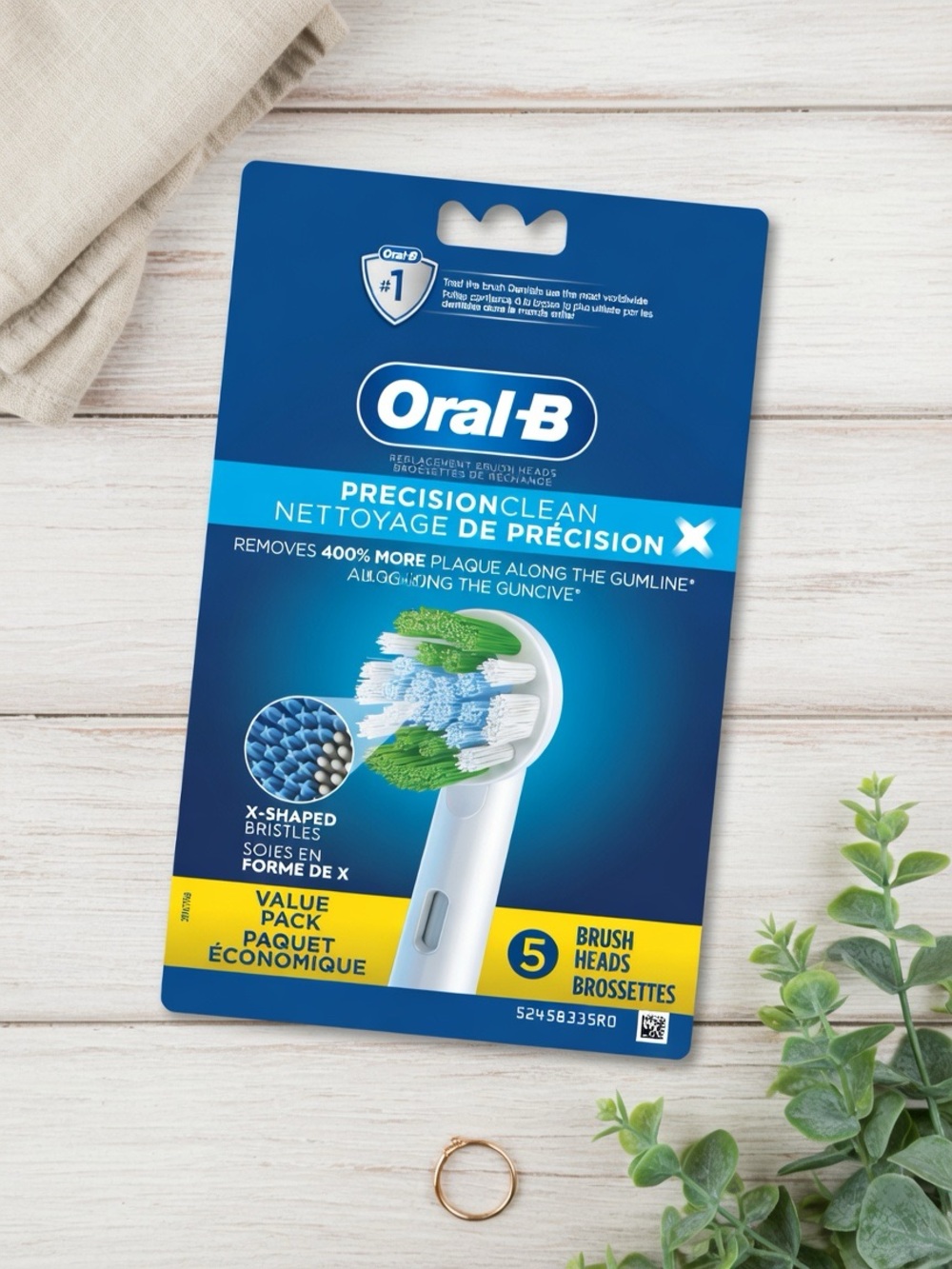 Oral‑B Precision Clean Replacement Brush Heads 5‑Pack – New in Box, Unopened